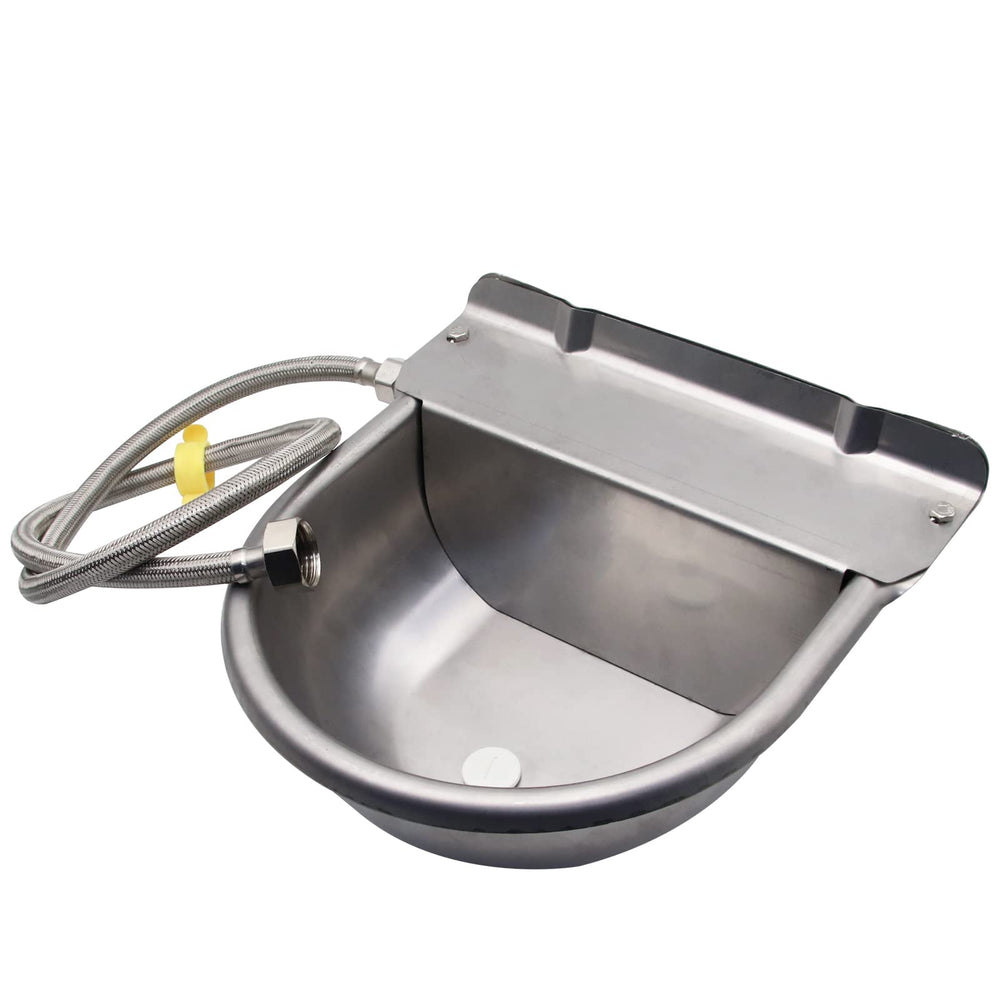 Abustle pig floating valve waterer demonstrates automatic level control