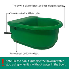 Abustle Pig four-liter capacity bowl ensures continuous water for pets.