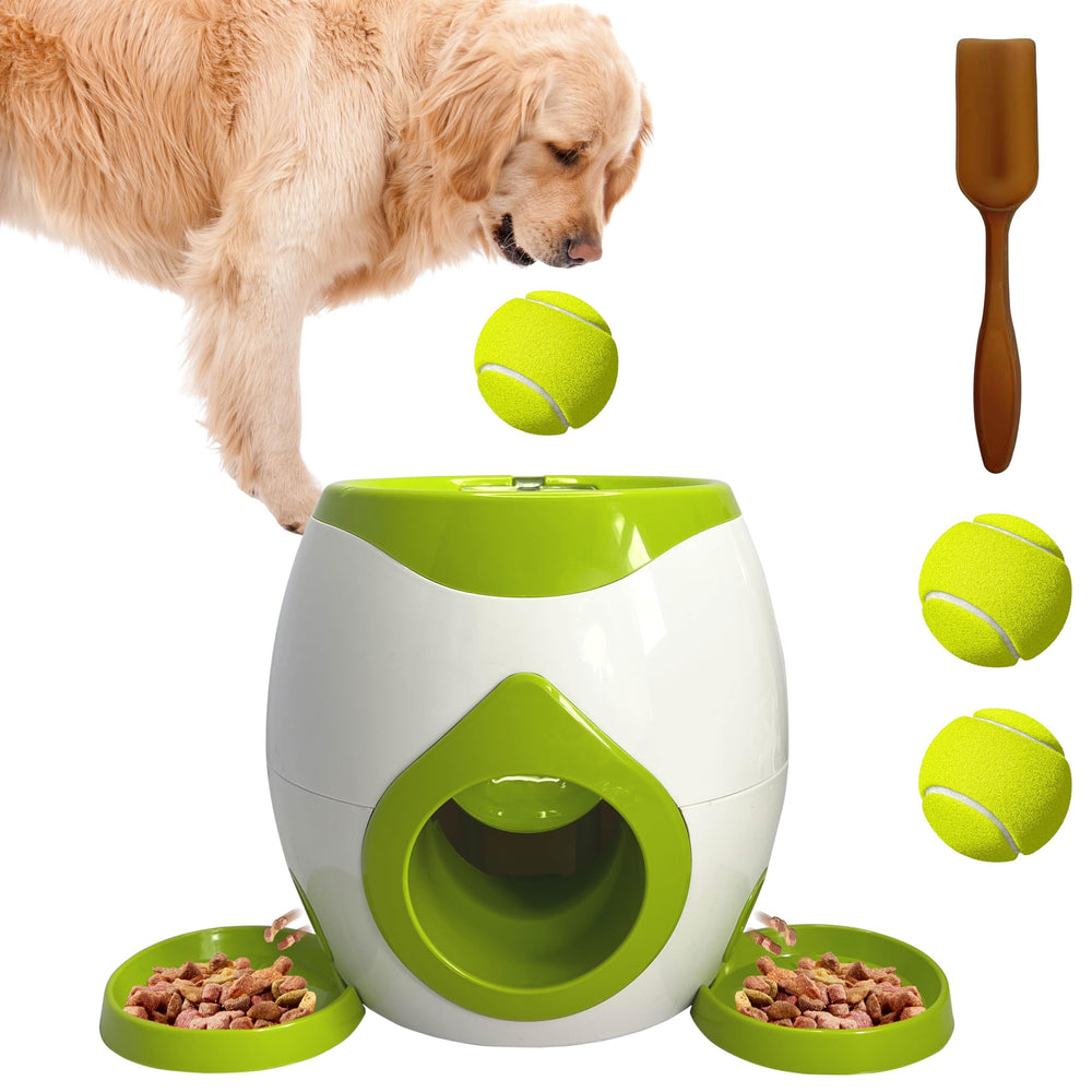 ABUUL ball-drop treat toy for mental stimulation and rewards