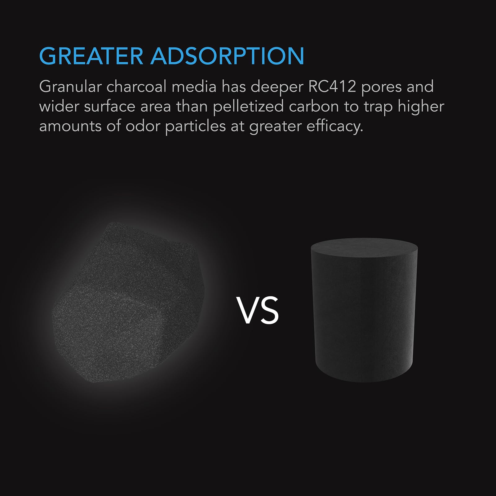 AC Infinity 4in carbon-filter refill ready for extended-use odor blocking