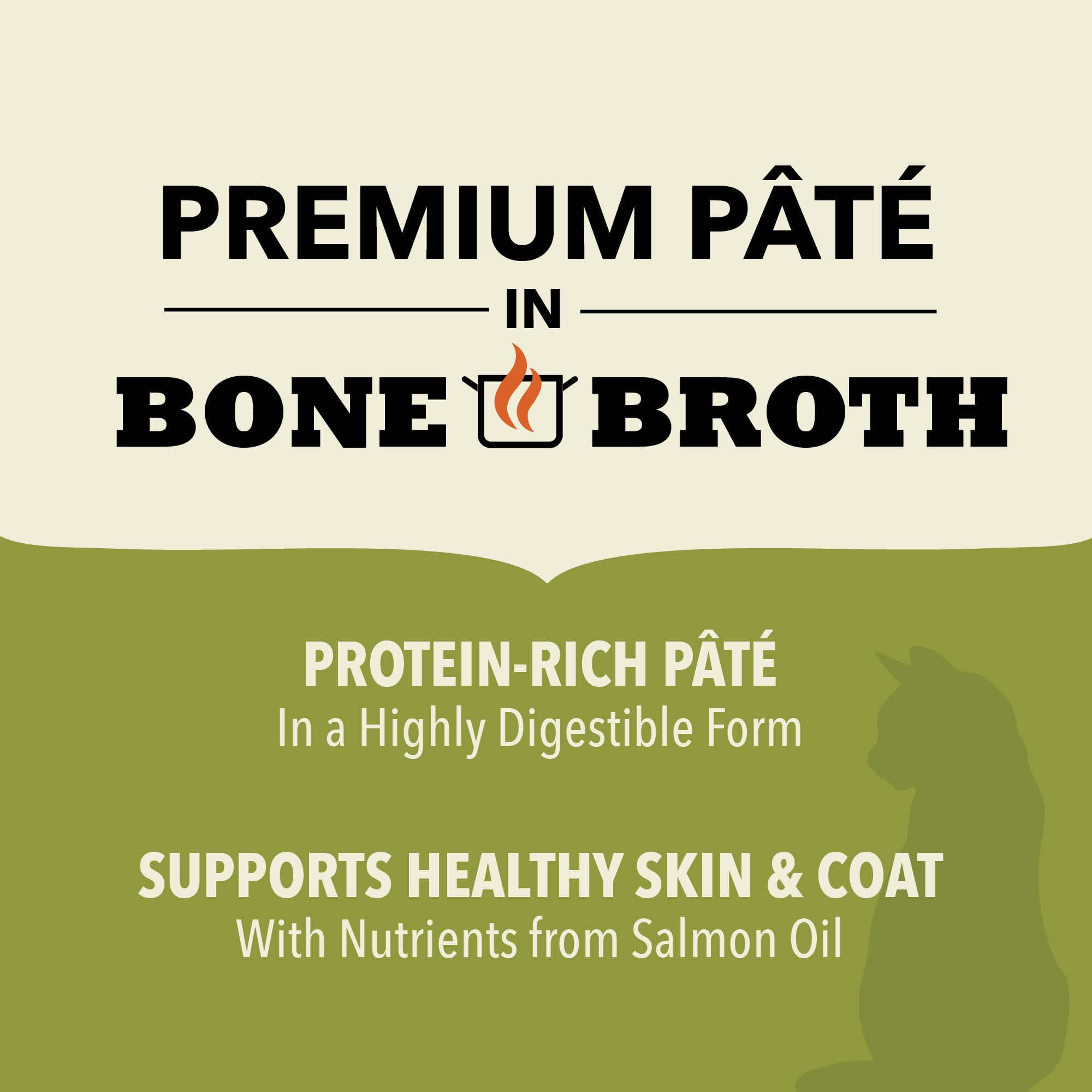 ACANA Premium Pate Kitten bone-broth glass highlights hydration and flavor