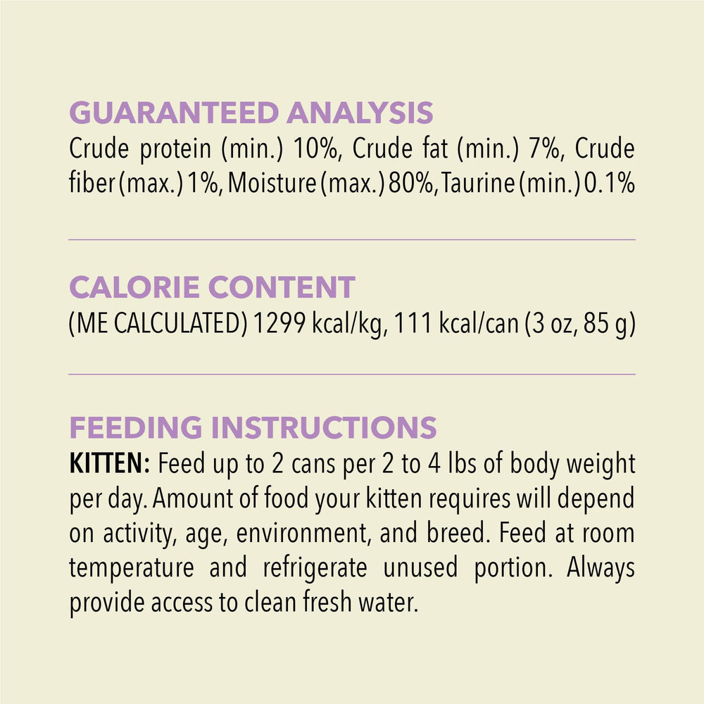 ACANA Premium Pate Kitten shelf-packaging shot illustrates ready-to-serve kitten food