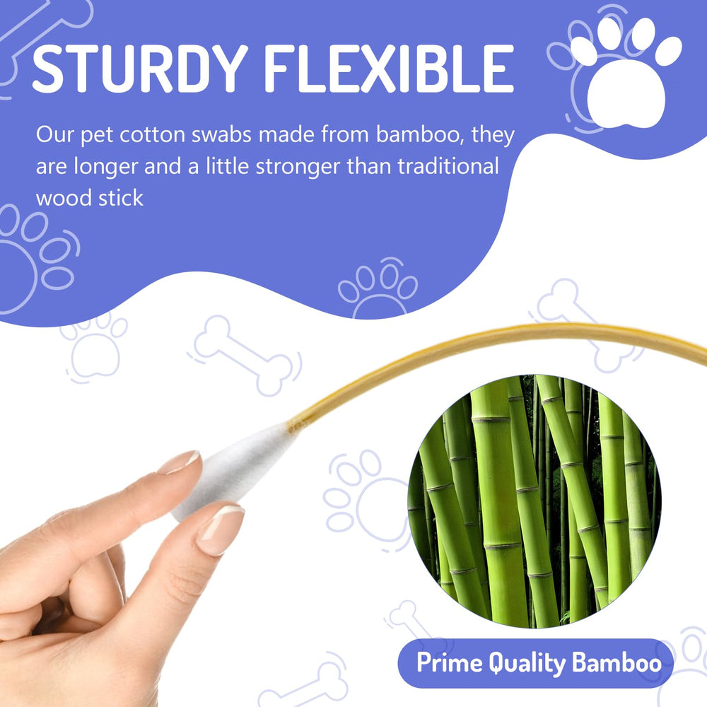 Accesfire 6 inch ear swabs easy to grip and control