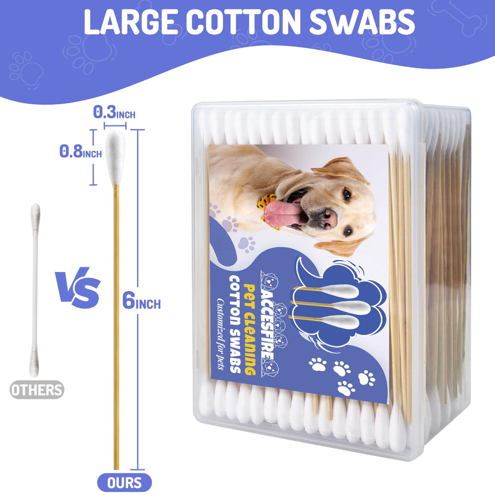 Accesfire multi-use swabs suitable for paws ears and home cleaning