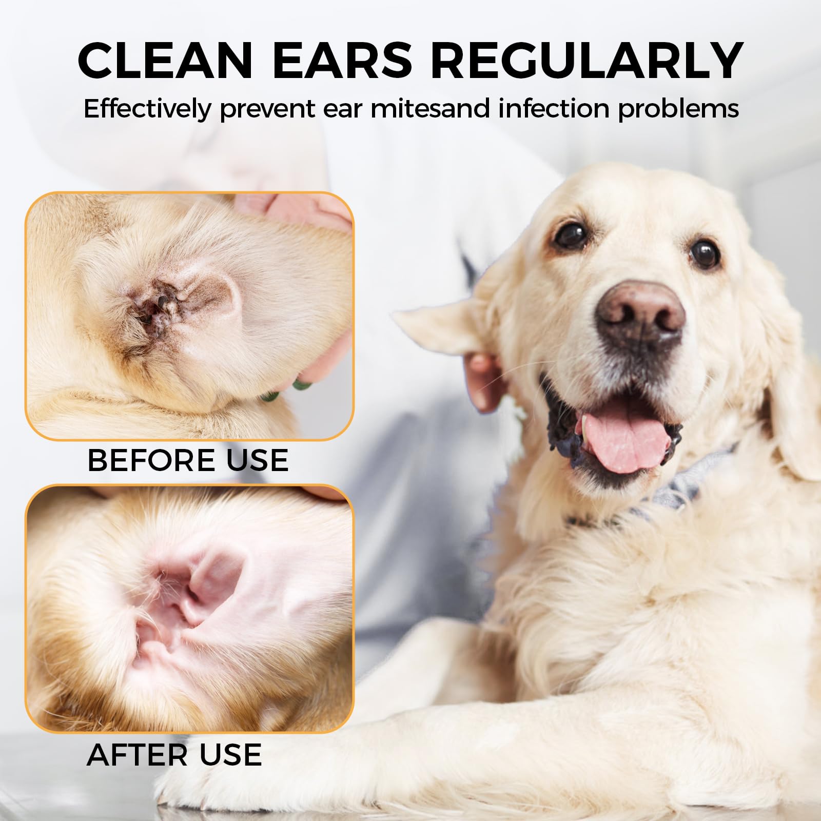 Accesfire soft cotton tips provide gentle, lint-free cleaning for pets.