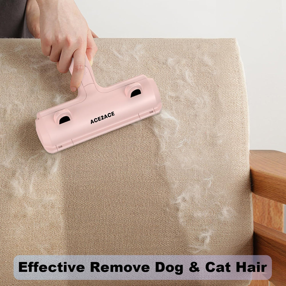 ACE2ACE self-cleaning brush demonstrates fast fur collection