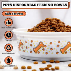 Acellegic 100-pack bowls ideal for picnics and shelters