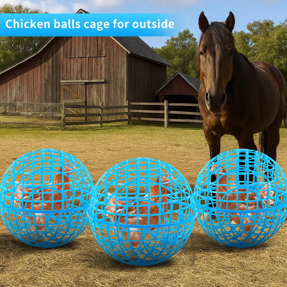 AceOrbit chicken balls cage multipurpose pets provides secure refuge for pigeons and ducks.