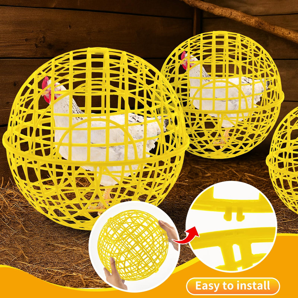 AceOrbit round cage supports small animals with flexible use in farms or backyards.