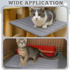AceOrbit self-warming cat bed on sofa shows versatile nap spot.