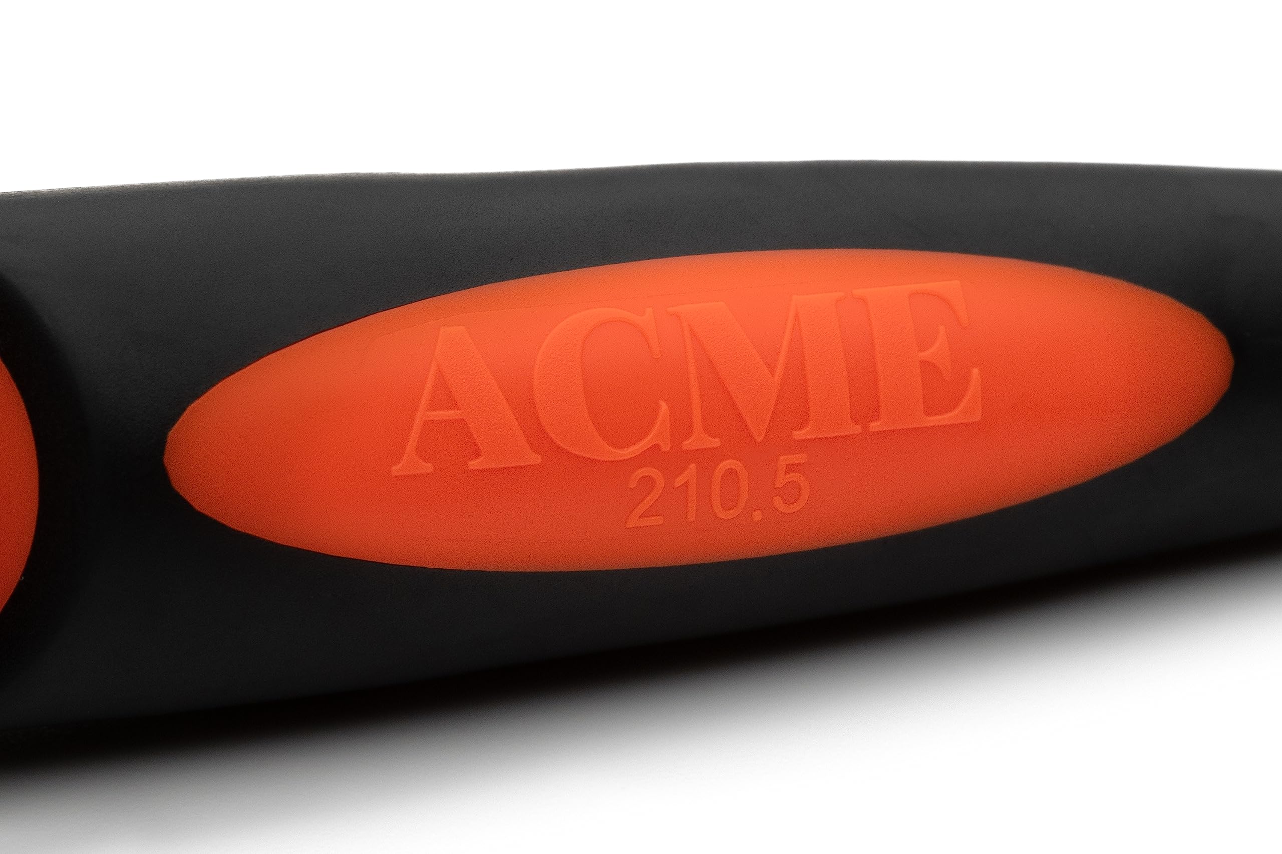 ACME Alpha 210.5 ergonomic grip closeup highlights comfortable mouthfeel for signaling