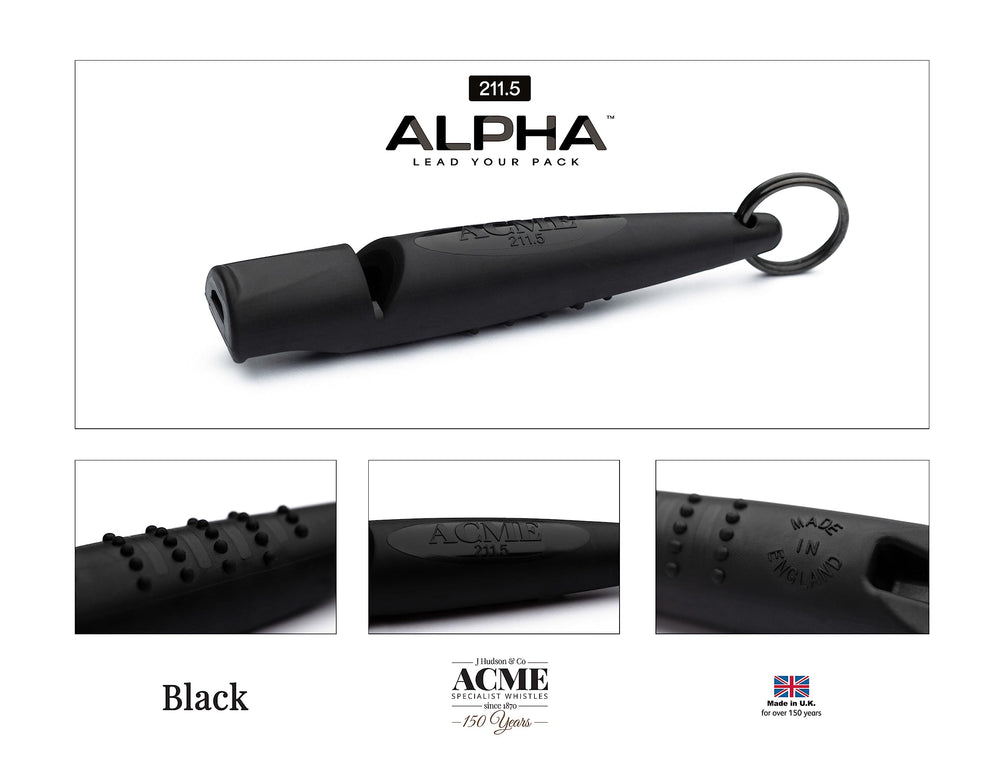 ACME Alpha 211.5 ergonomic grip image showing soft mouth feel during training.