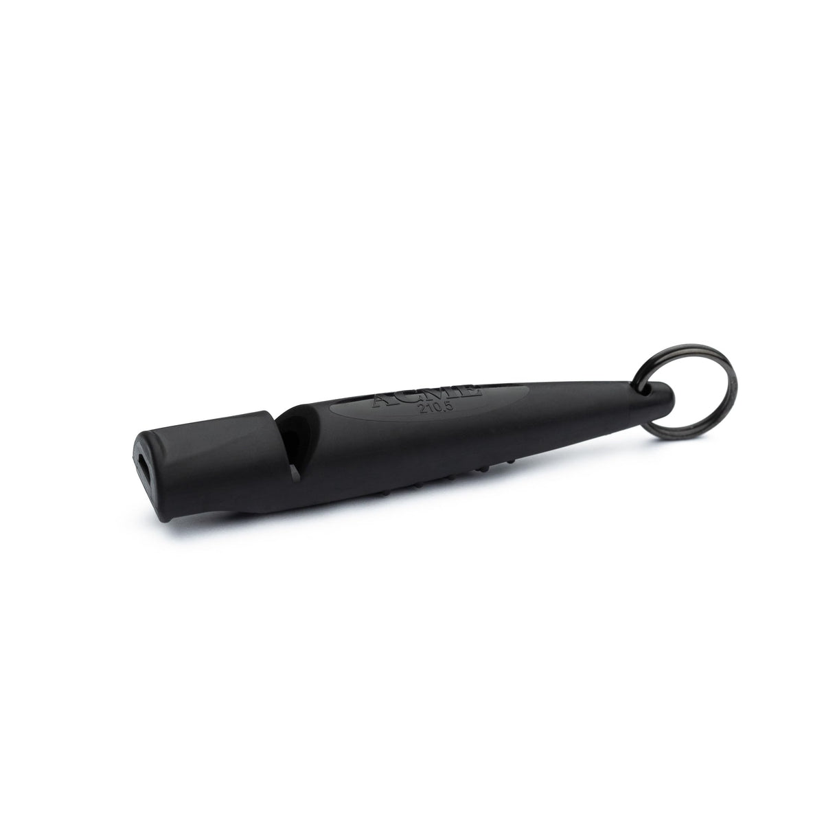 ACME Alpha 211.5 whistle close-up highlighting BPA-free plastic and ergonomic grip for comfortable handling.