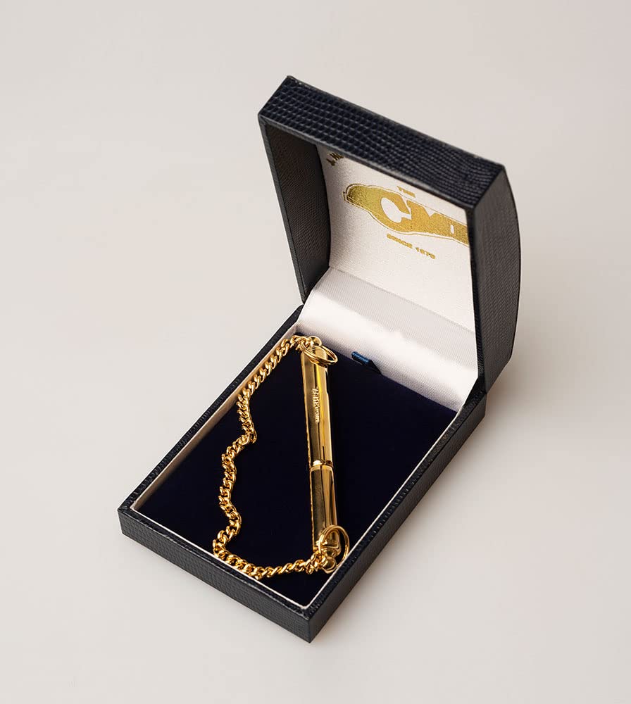 ACME Genuine Silent' No. 535 dog whistle in solid brass 24ct gold plating for durable training