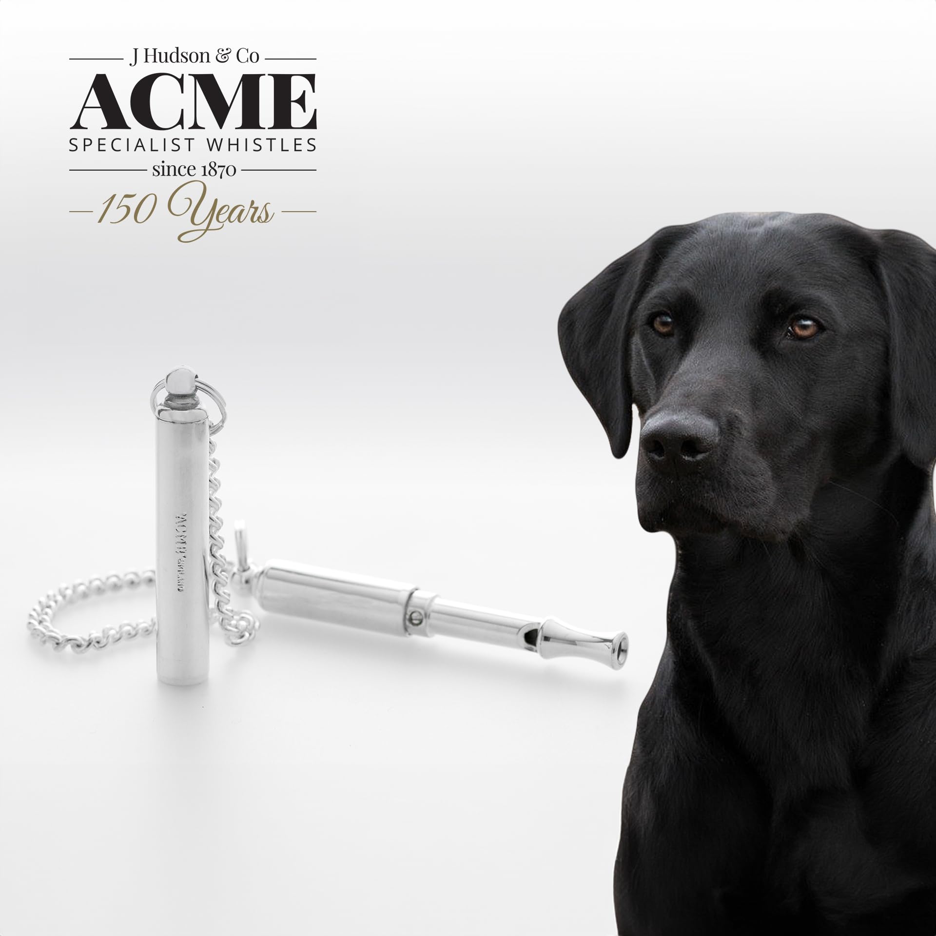 ACME Original Silent No. 535 protective end cap protects the mechanism during rugged training.