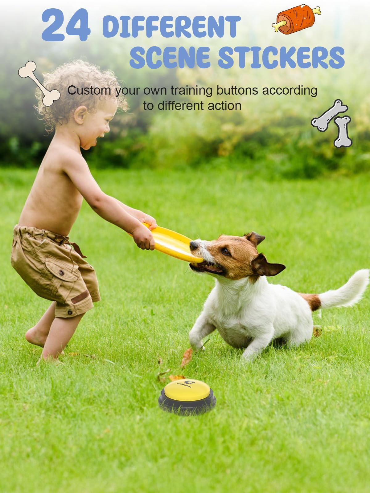 Acools 24 stickers for customizing scenes to boost interactive training.