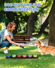 Acools dog-buttons 24 scene stickers to customize prompts and play
