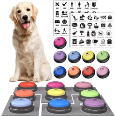 Acools dog-buttons-9-pcs-collection enables quick pet communication training