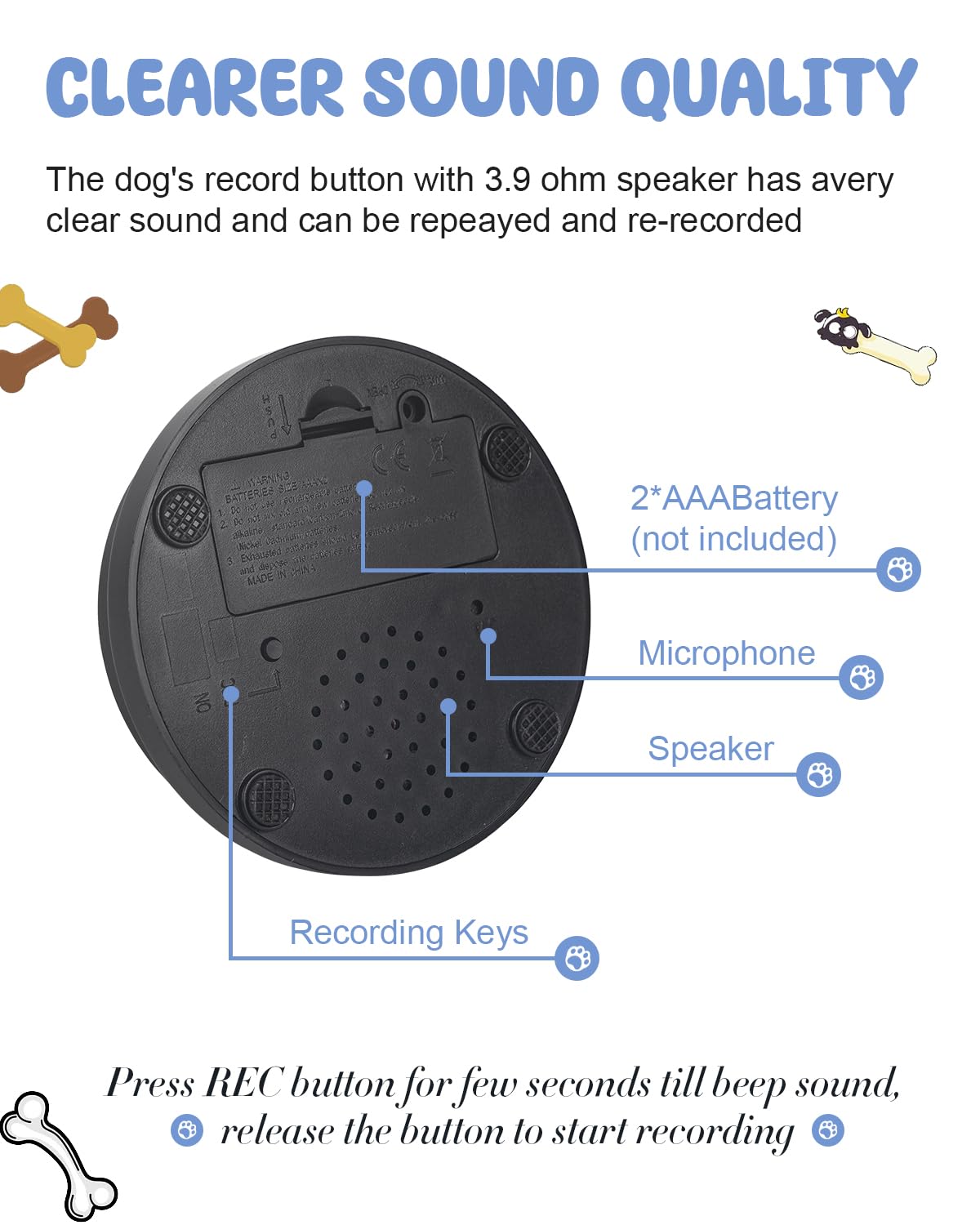 Acools waterproof rubber mat supports paw taps during training sessions.