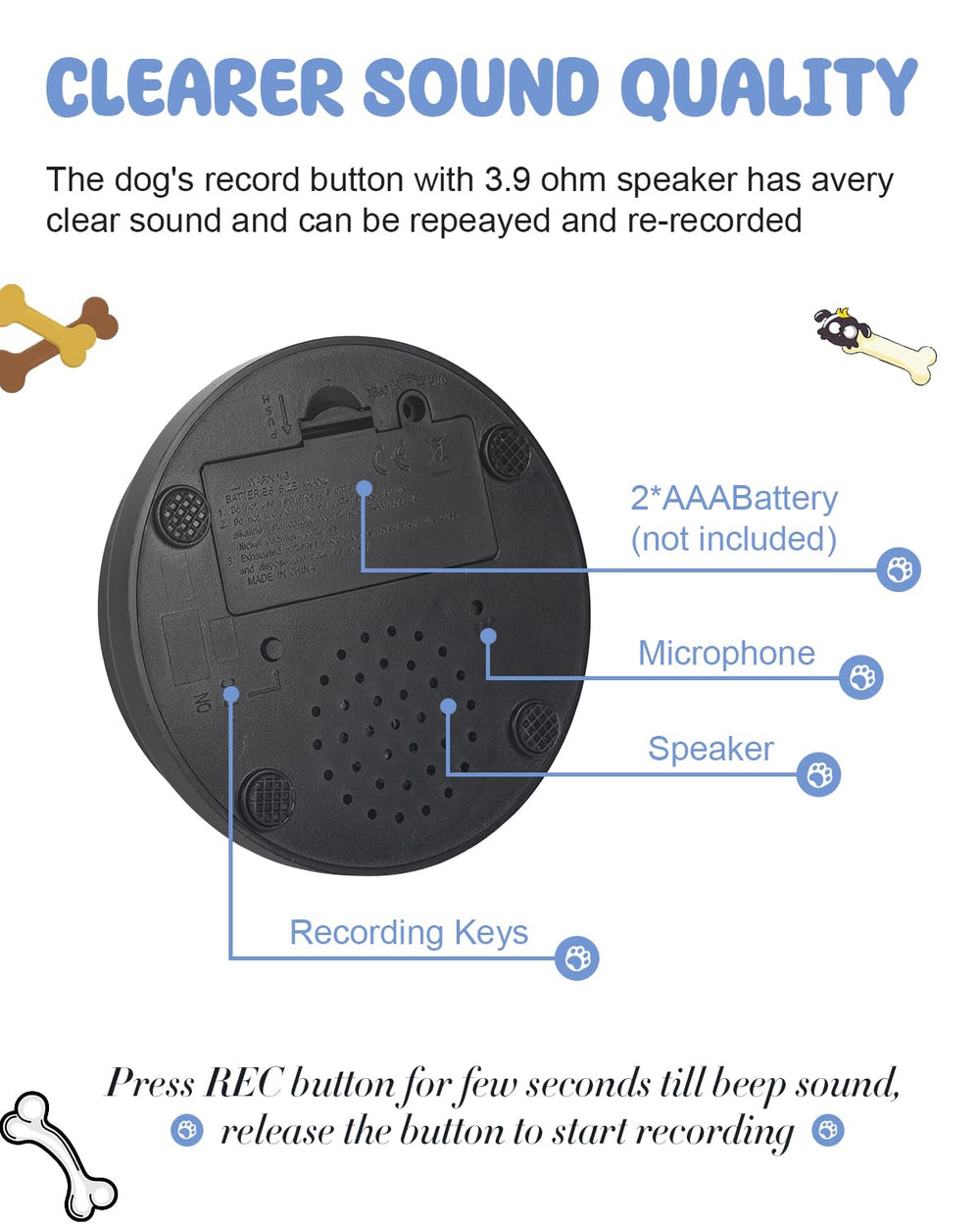 Acools waterproof rubber mat supports paw taps during training sessions.
