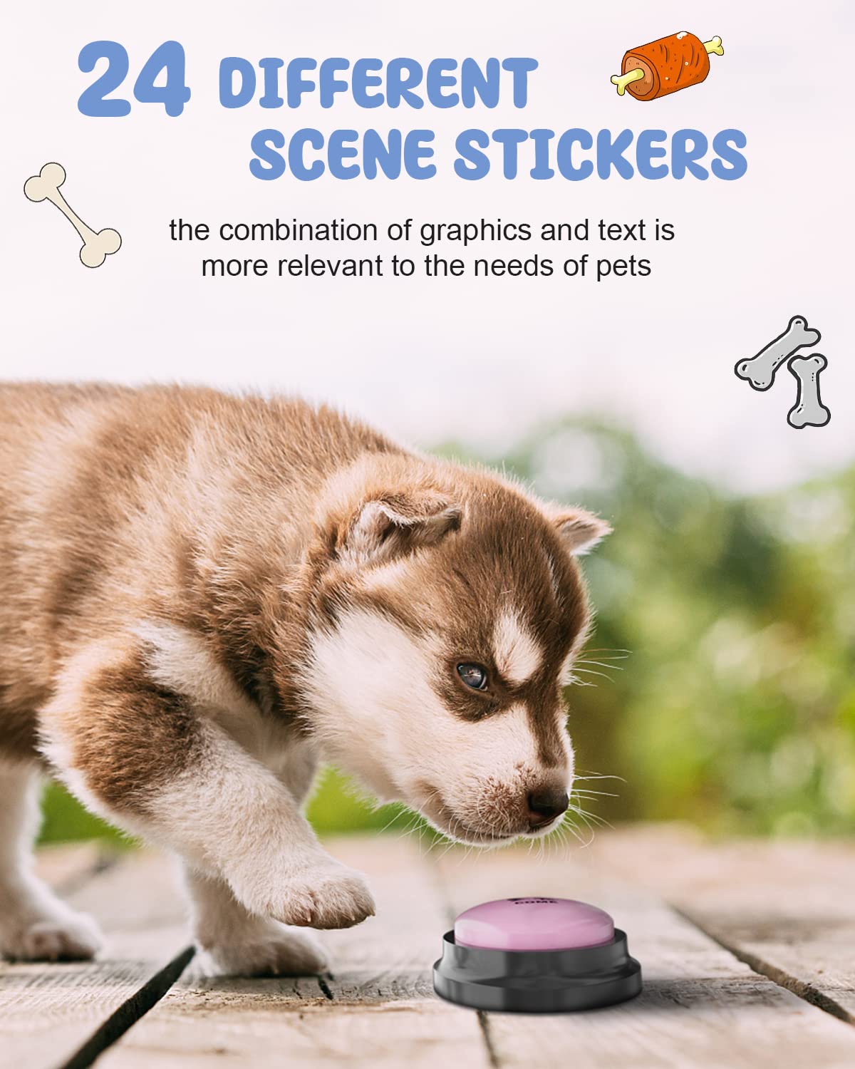 Acools recording-buttons demonstrate voice prompts for custom phrases.
