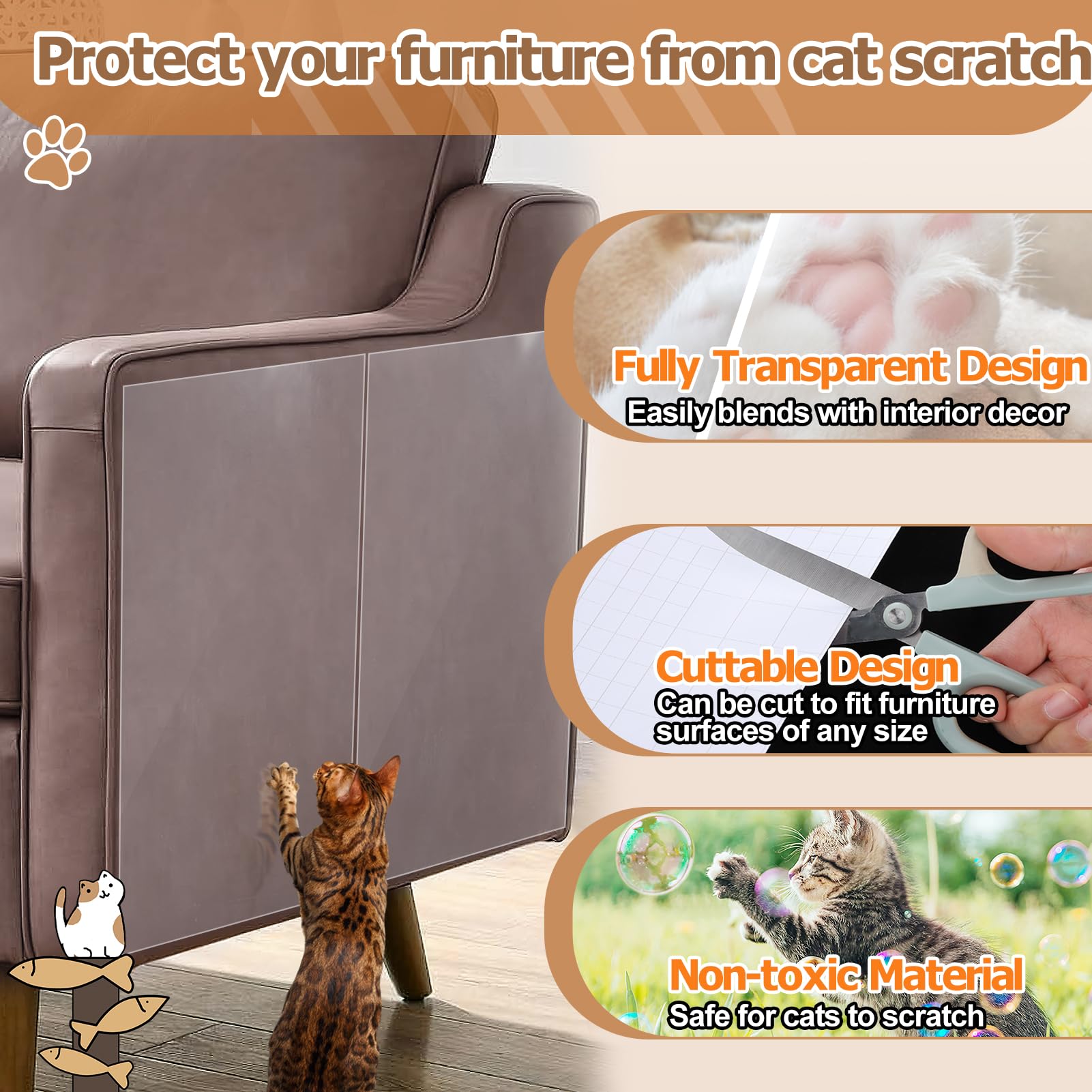 Acostop 16 piece pack offers ample coverage for multiple furniture pieces.