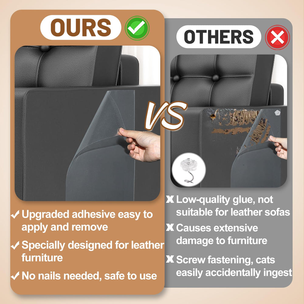 Acostop cut to fit protector for leather sofas chairs beds and cabinets.