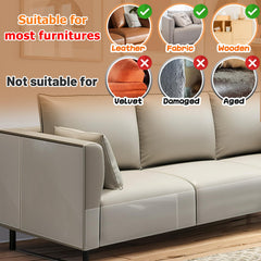 Acostop easy to install cat scratch protector sticks and removes without residue.