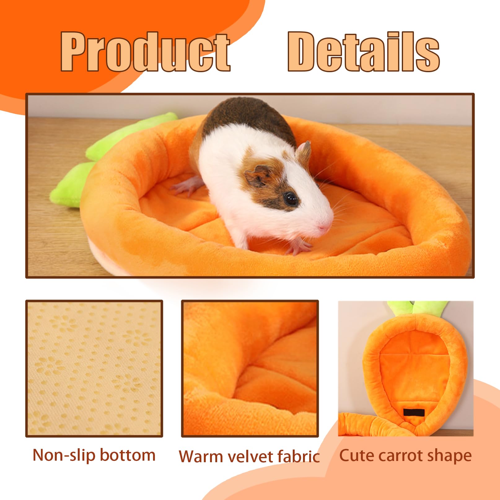 Acsist Bunny Bed easy-clean fabric enables quick machine washing.
