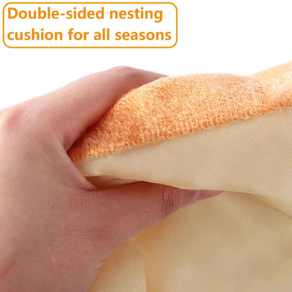 Acsist Bunny Bed removable-cushion allows easy washing and quick freshening.