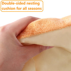 Acsist Bunny Bed removable-cushion allows easy washing and quick freshening.