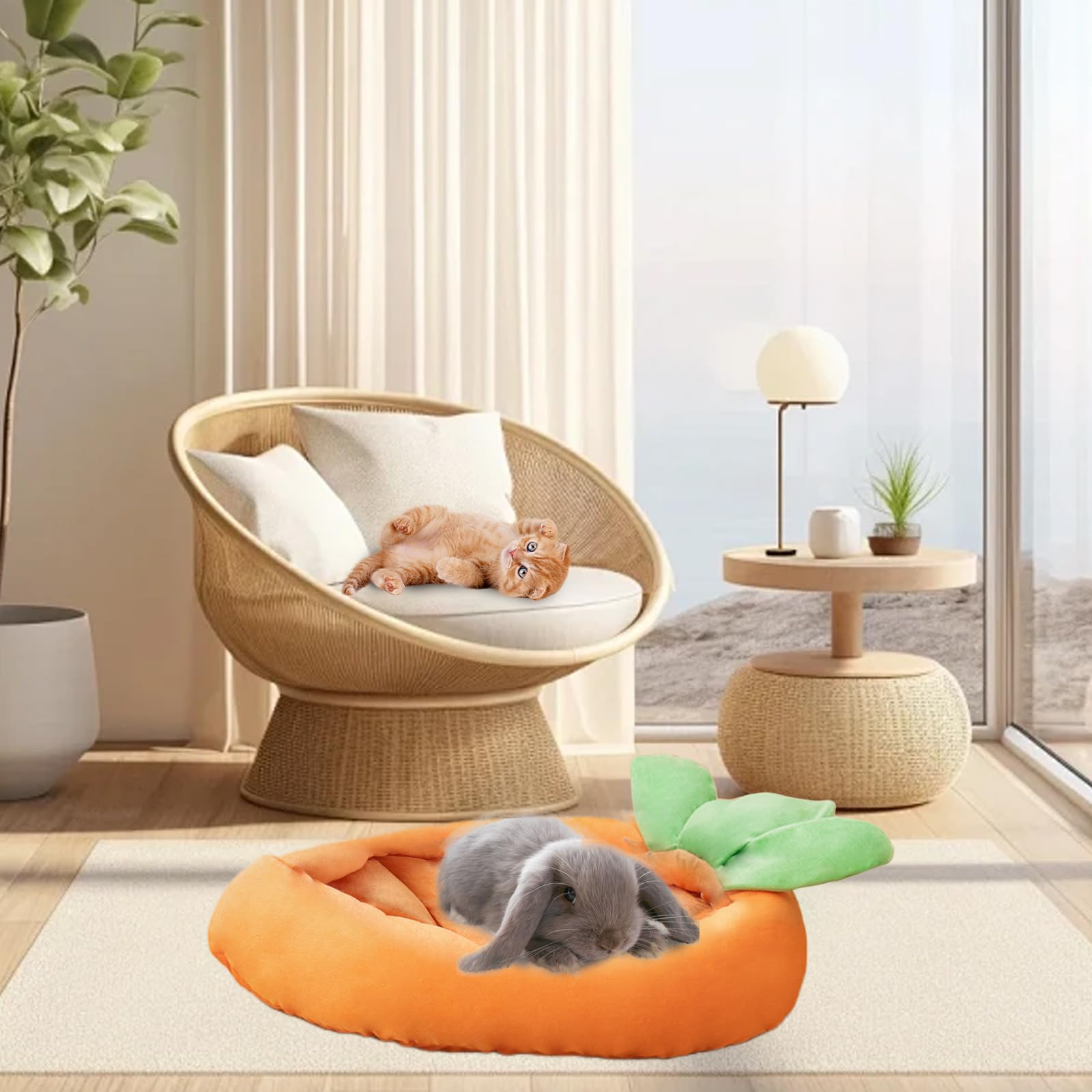 Acsist Bunny Bed small-animal-use suitable for guinea pigs, hamsters, and other compact pets.