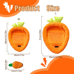 Acsist Bunny Bed soft-edges offer secure nesting and comfort.