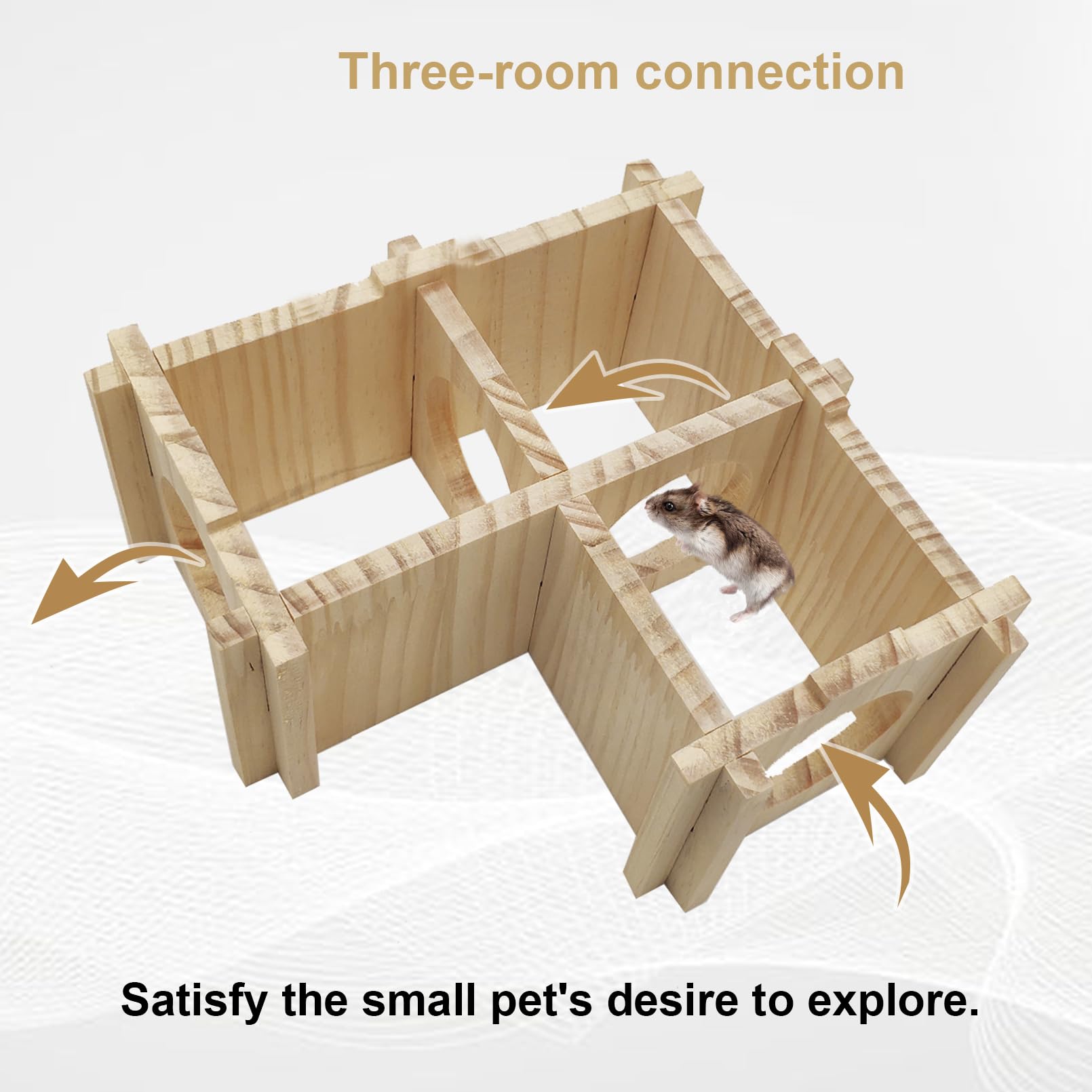 Acsist feeding bowl on platform encourages climbing and grazing.