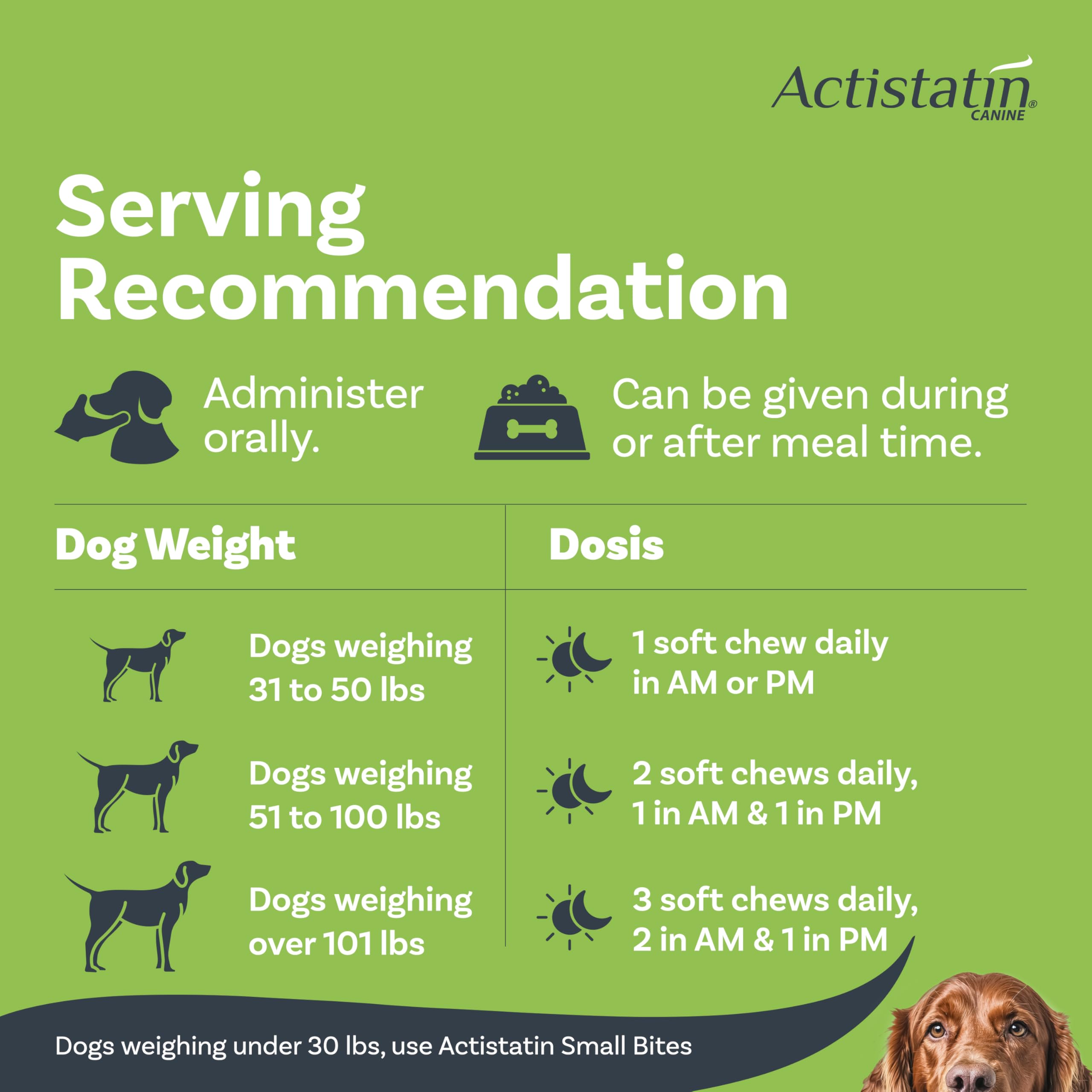 Actistatin Canine Large Dog Soft Chews NASC seal demonstrates quality and independent research backing