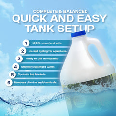 Activ Betta Bio-Activ Live Betta Water in-tank ready display supports healthy cycling.