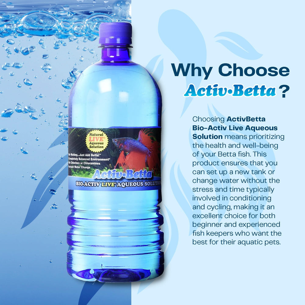 Activ Betta freshwater tank scene shows compatibility with many fish