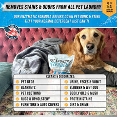 ACTIVE Pet Detergent Scoop demonstrates precise dosing for efficient washing