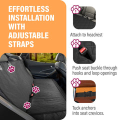 Active Pets 600D Oxford material close-up highlights durable waterproof fabric.