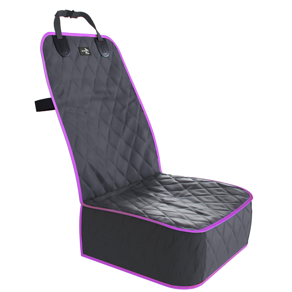 Active Pets dog car seat cover with waterproof top layer protects seats from mud and spills.