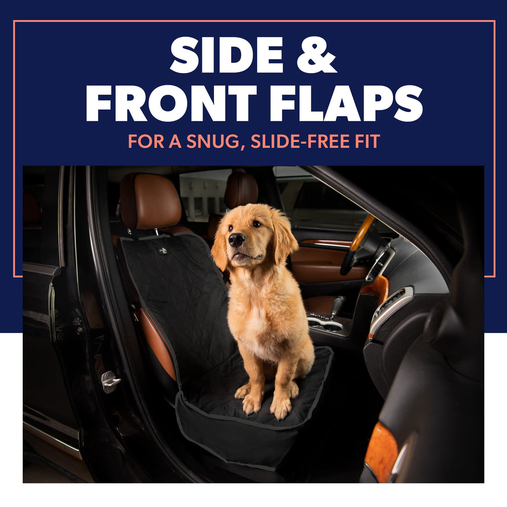 Active Pets four-layer waterproof barrier shields seats from mud and spills