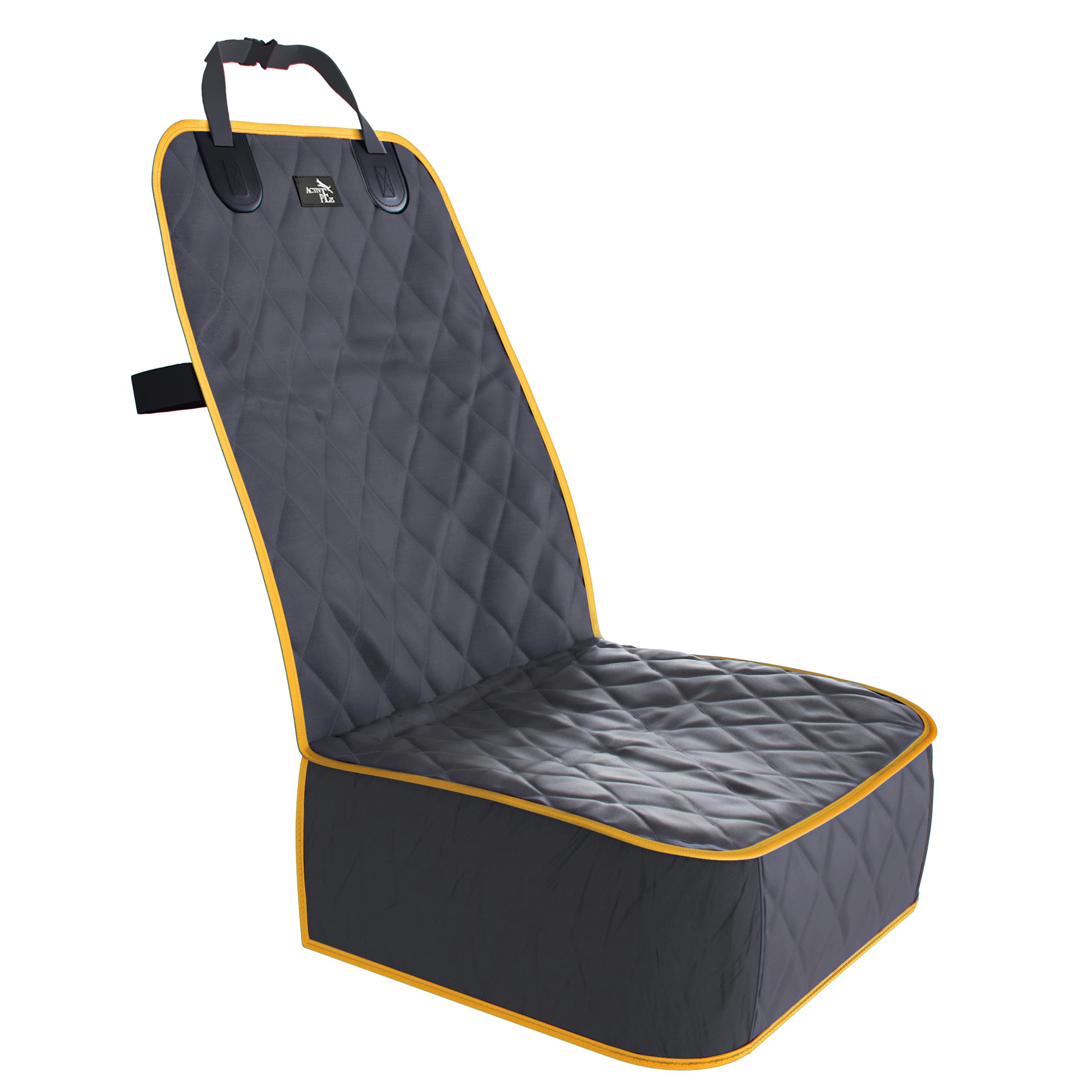 Active Pets front seat cover dog: guards mud and fur while keeping your dog comfortable on the go.