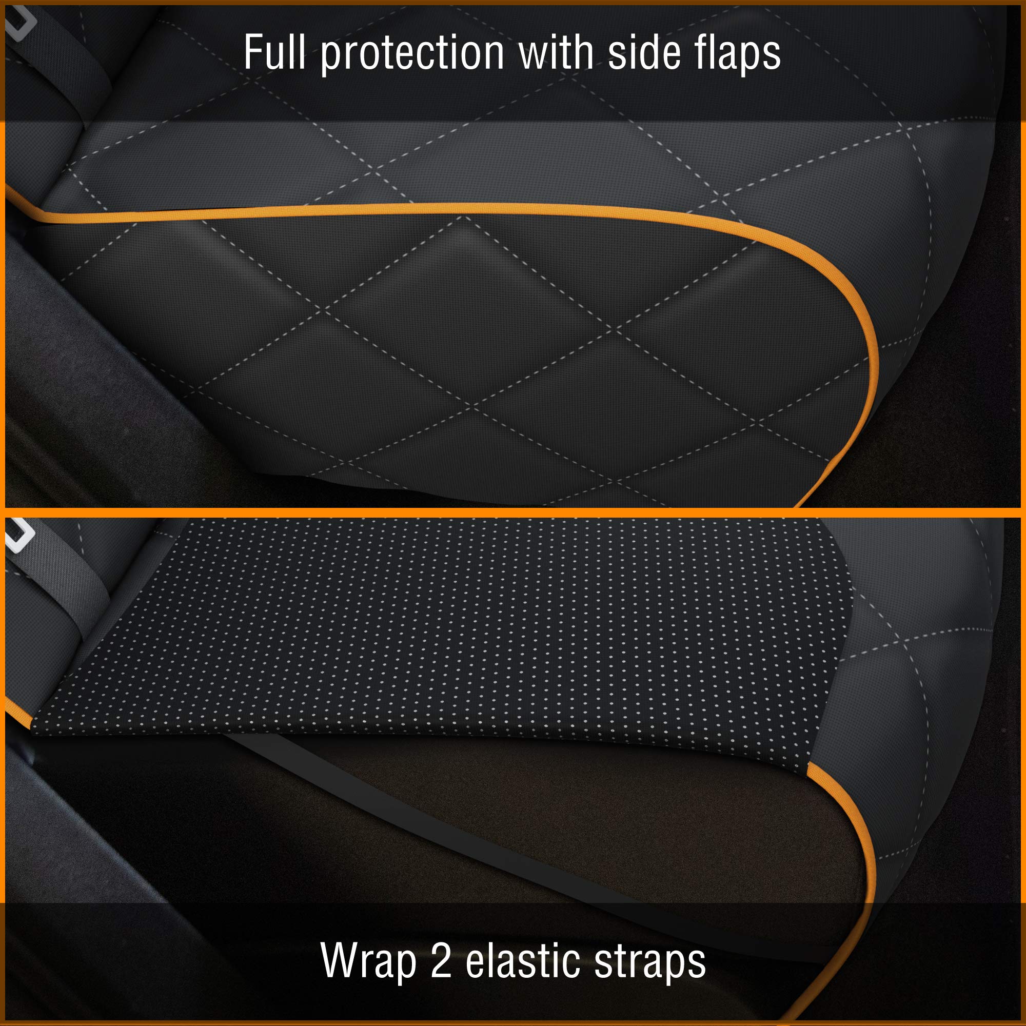 Active Pets orange cover bottom with non-slip texture stays put