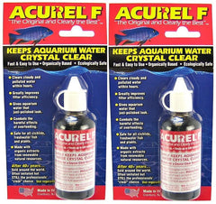 Acurel F Aquarium Clarifier bottle—promotes rapid, crystal-clear water in aquariums.