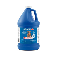 Adams Plus Flea & Tick Shampoo bottle with Precor IGR for flea control.