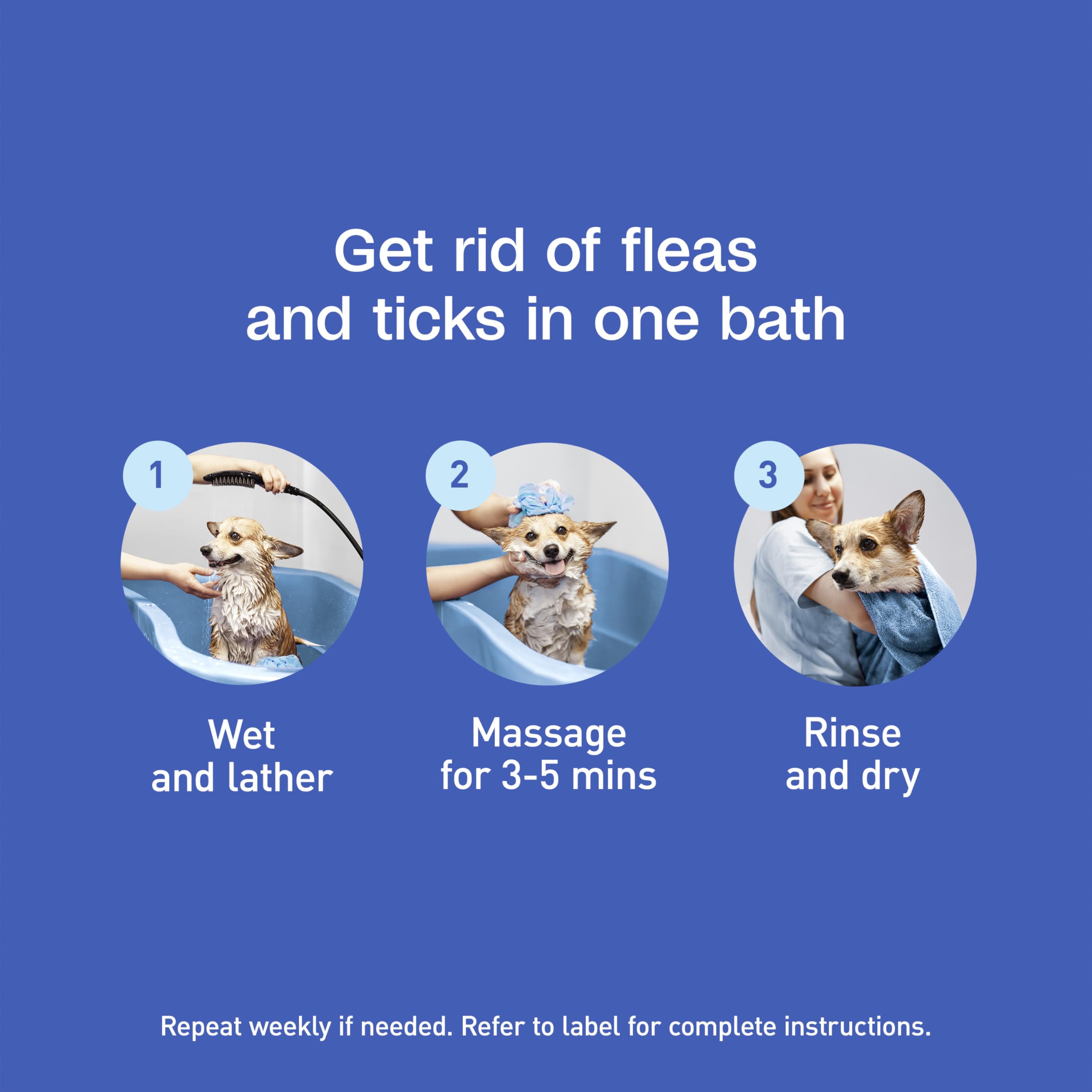 Promotes complete pest control when used with other Adams products.