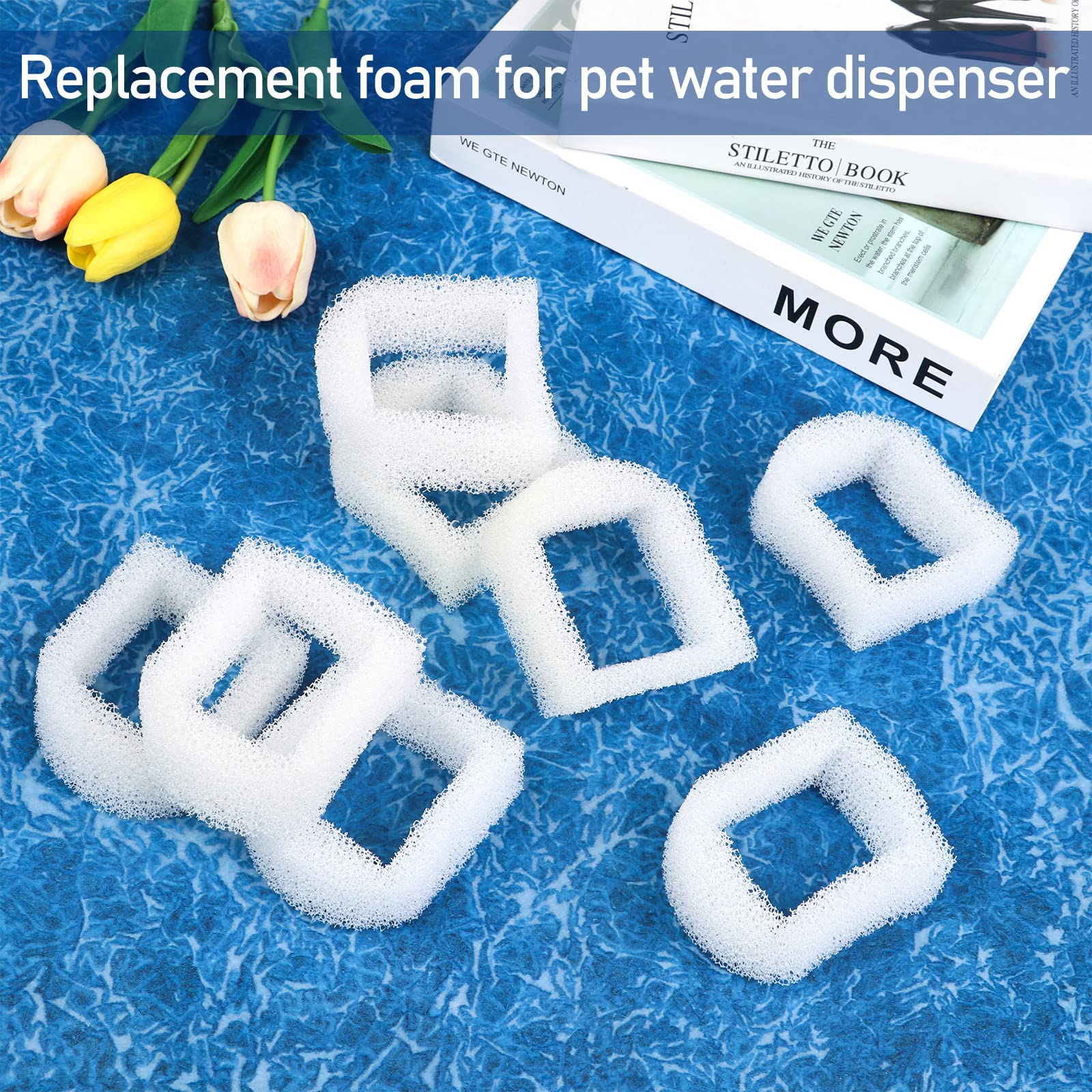 Adasea pump-protection filter traps hair and debris to extend pump life.