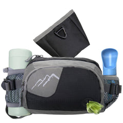 Adeerus dog walking fanny pack with removable treat pouch for easy training on walks.