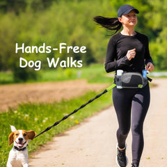 Adeerus dual retractable water bottle holders provide hands-free hydration during long walks.