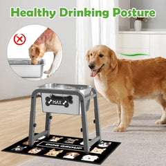 ADENGL dog water bowl stainless steel for easy cleaning and long-lasting durability.